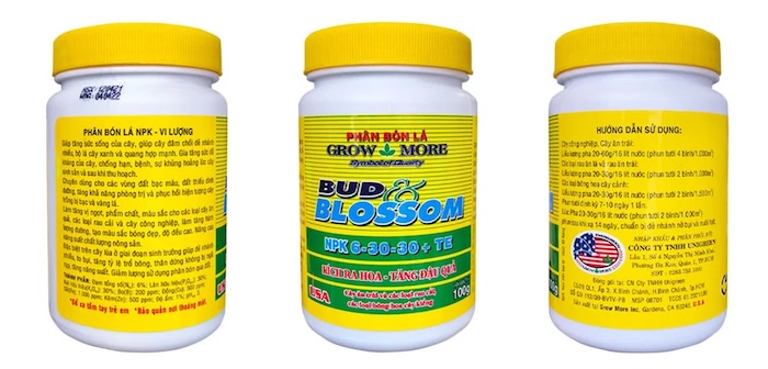Cách sử dụng phân bón lá grow more