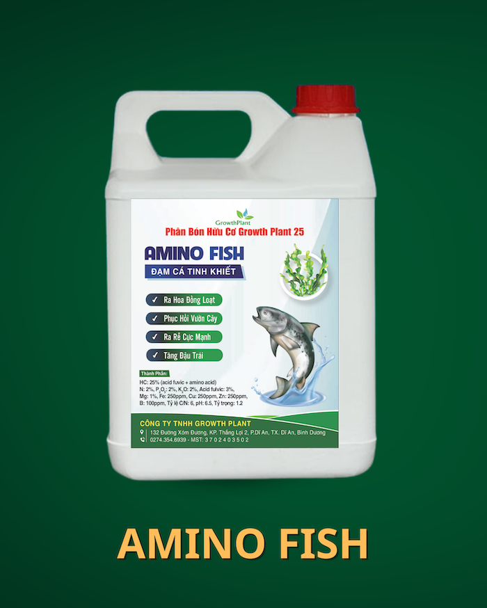 Phân bón lá amino fish Phân bón lá amino fish