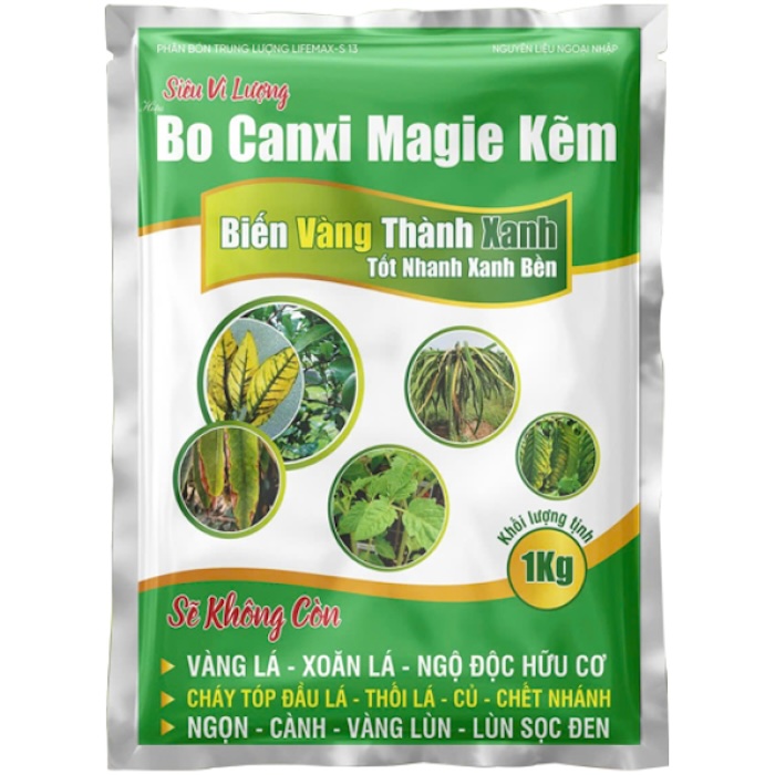 Phân bón lá bo canxi magie kẽm