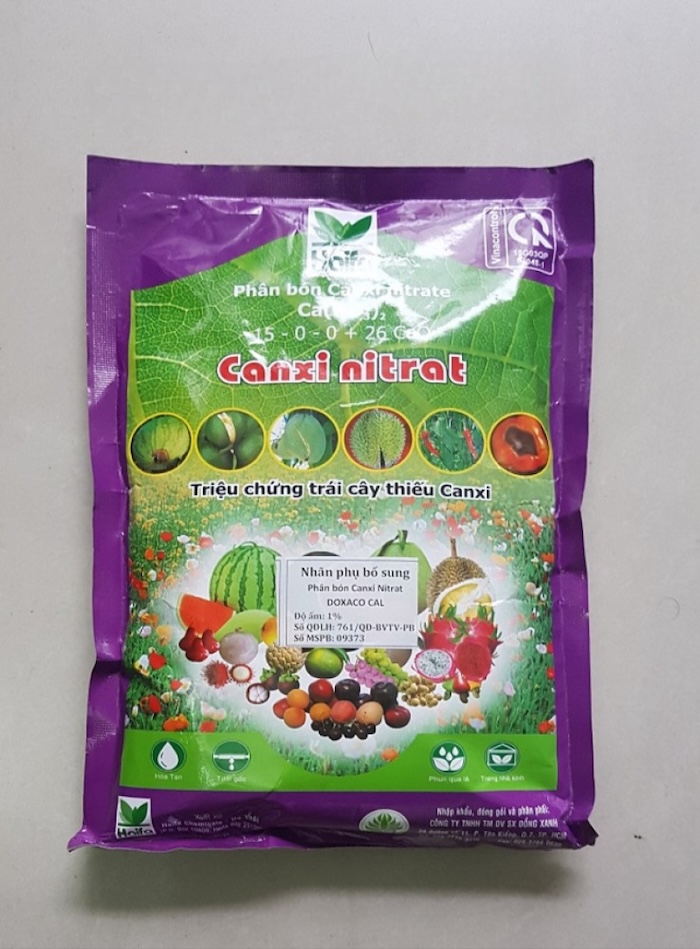 Phân bón lá canxi nitrat