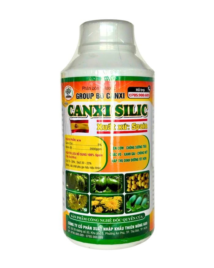 Phân bón lá canxi silic