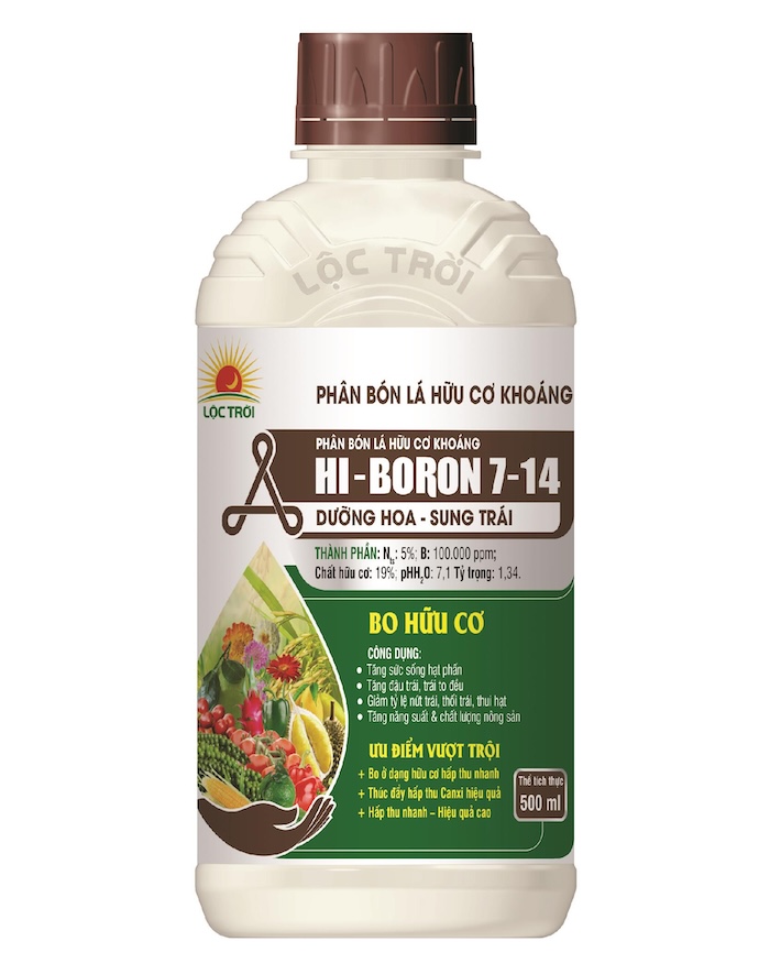 Phân bón lá hi boron 7 14 Phân bón lá hi boron 7 14