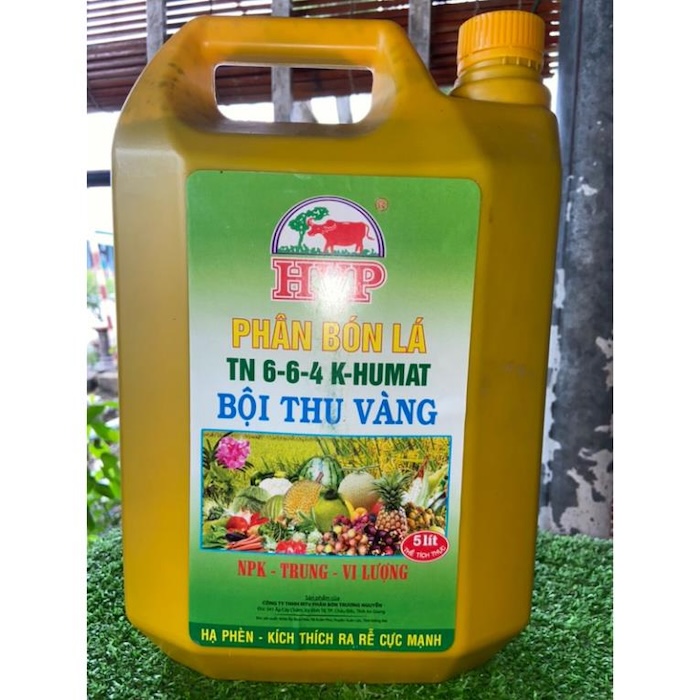 Phân bón lá hvp 6 6 4 bội thu vàng