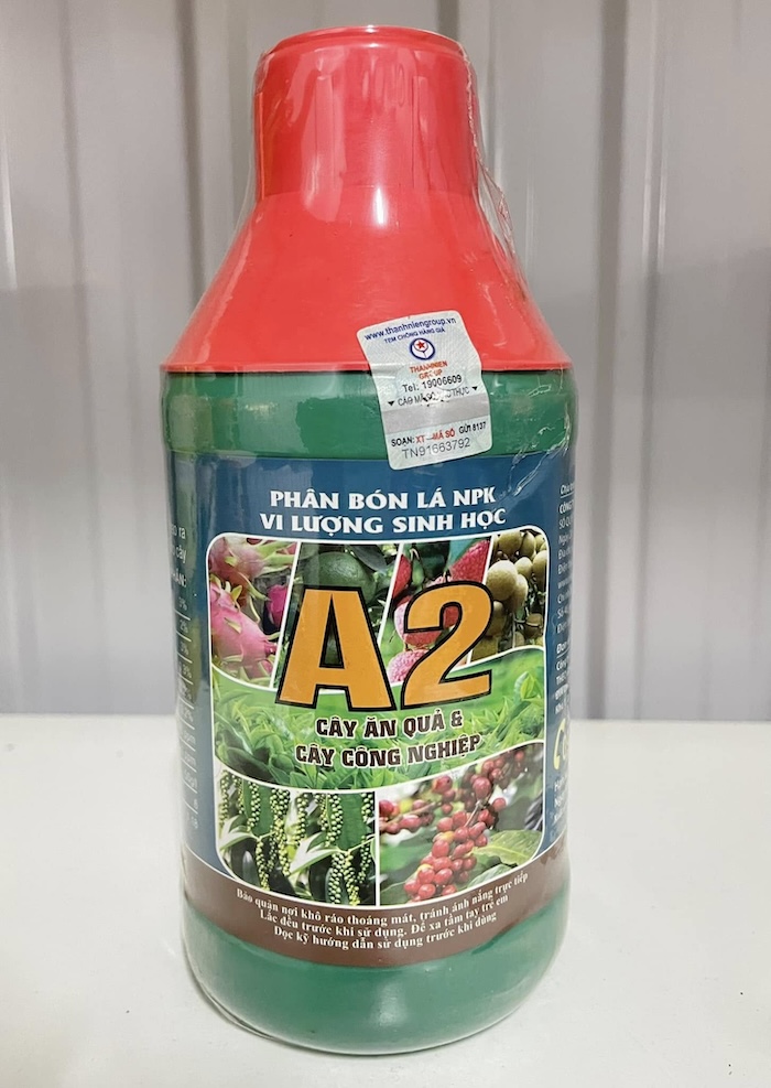 Phân bón lá npk vi lượng sinh học a2 Phân bón lá npk vi lượng sinh học a2