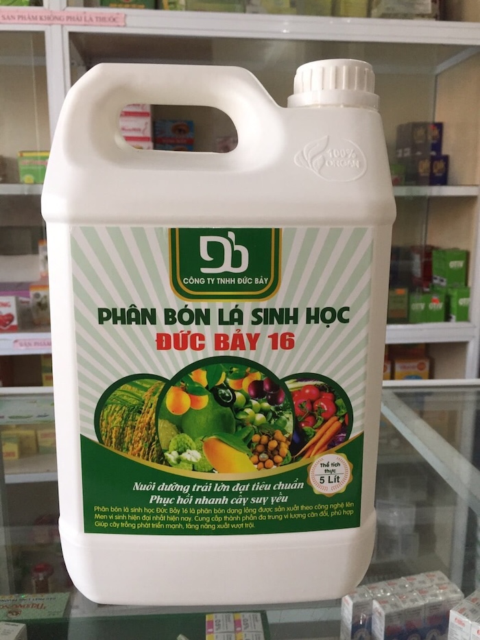 Phân bón lá sinh học đức bảy 16 Phân bón lá sinh học đức bảy 16