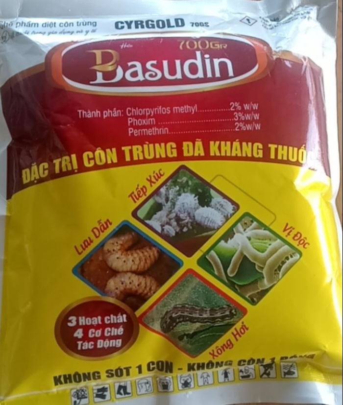 Thuốc trừ sâu dạng hạt basudin