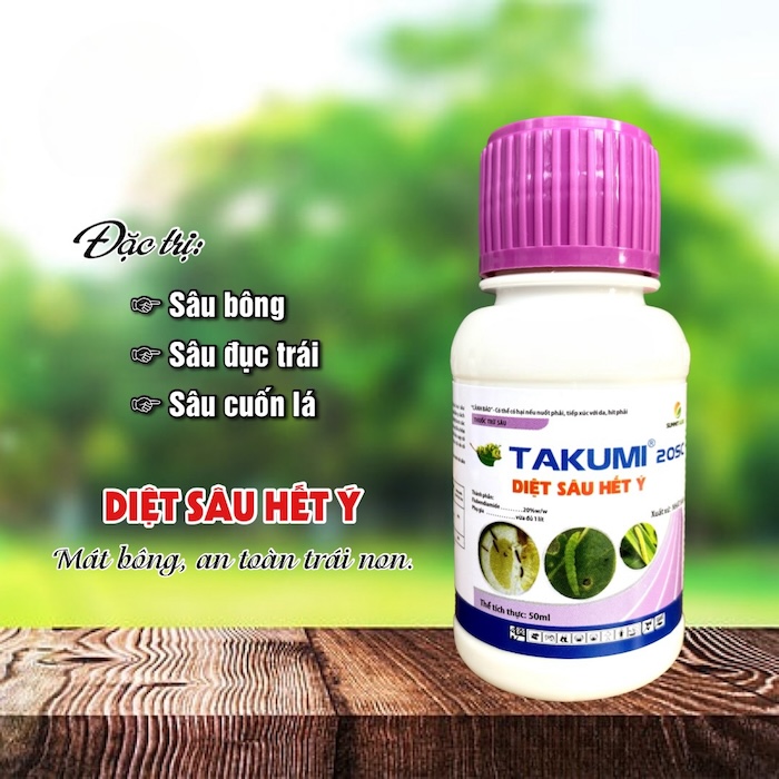 Thuốc trừ sâu cuốn lá takumi Thuốc trừ sâu cuốn lá takumi