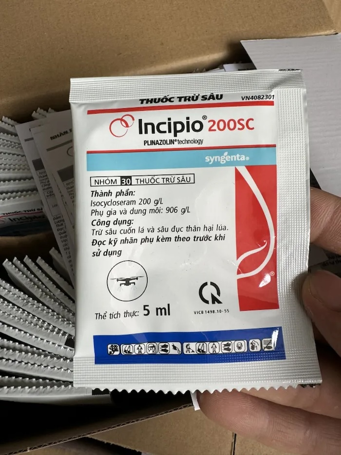 Thuốc trừ sâu incipio 200sc giá bao nhiêu