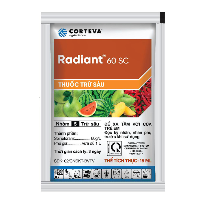 Thuốc trừ sâu sinh học radiant
