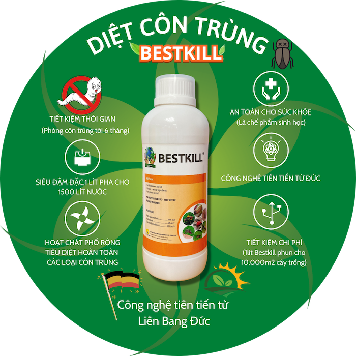 Thuốc trừ sâu sinh học Bestkill giá bao nhiêu