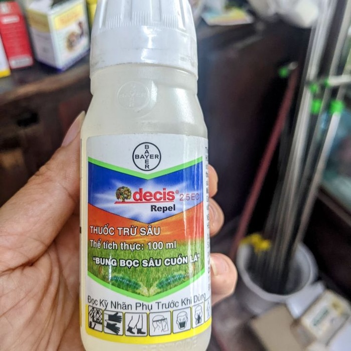 Hướng dẫn sử dụng thuốc trừ sâu decis Hướng dẫn sử dụng thuốc trừ sâu decis