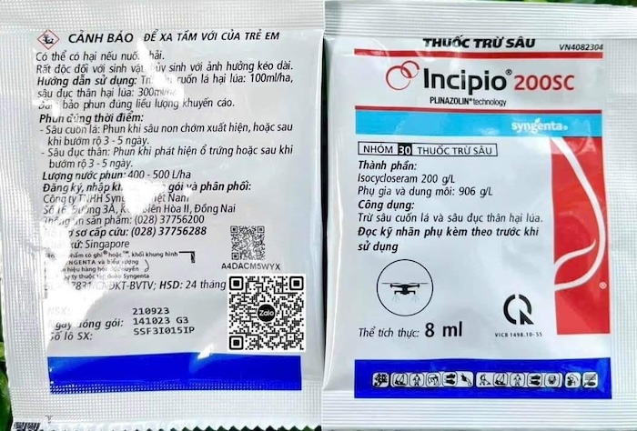 Thuốc trừ sâu cuốn lá incipio