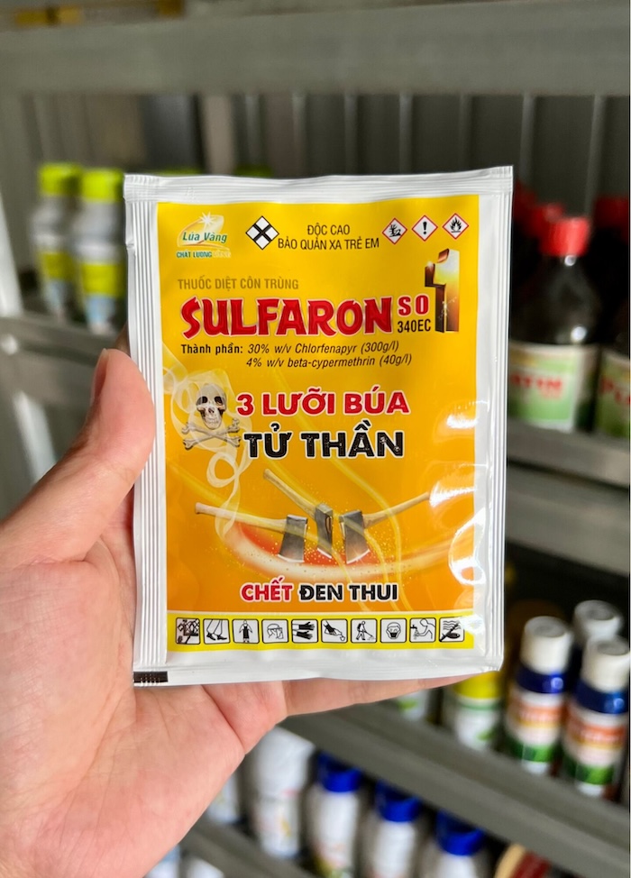 Thuốc trừ sâu cuốn lá sulfaron