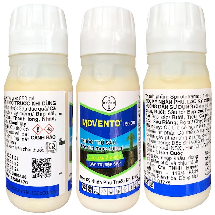 Thuốc trừ sâu Movento của Bayer Thuốc trừ sâu Movento của Bayer