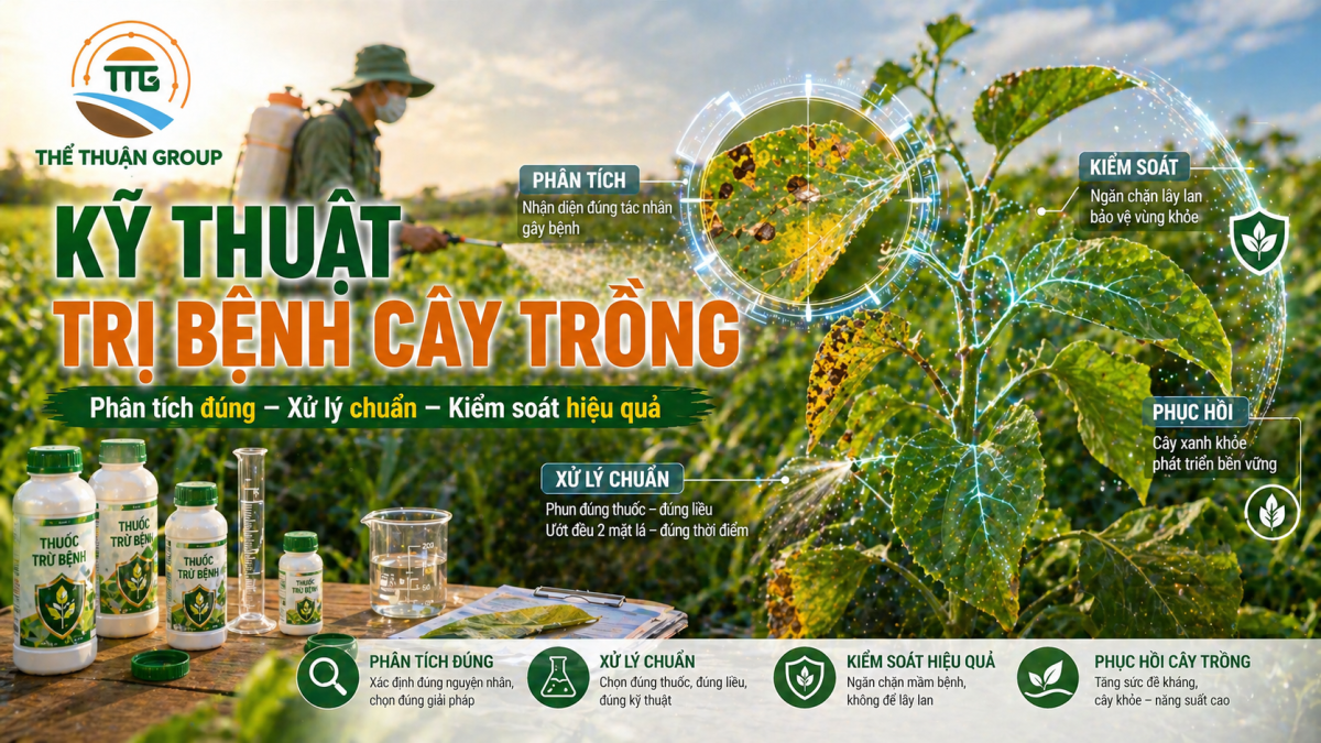 Kỹ thuật trị bệnh cây trồng