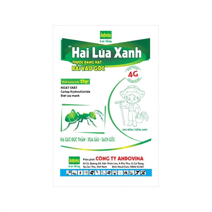 Thuốc trừ sâu dạng hạt hai lúa xanh