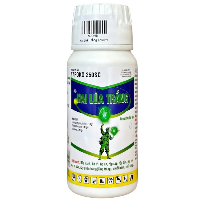 Thuốc trừ sâu hai lúa trắng Thuốc trừ sâu hai lúa trắng