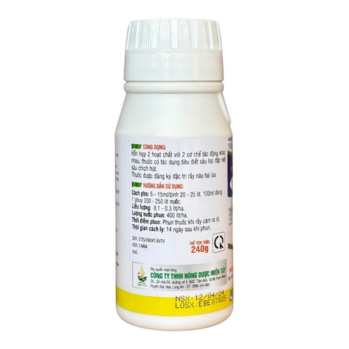 Thuốc trừ sâu hai lúa trắng Thuốc trừ sâu hai lúa trắng