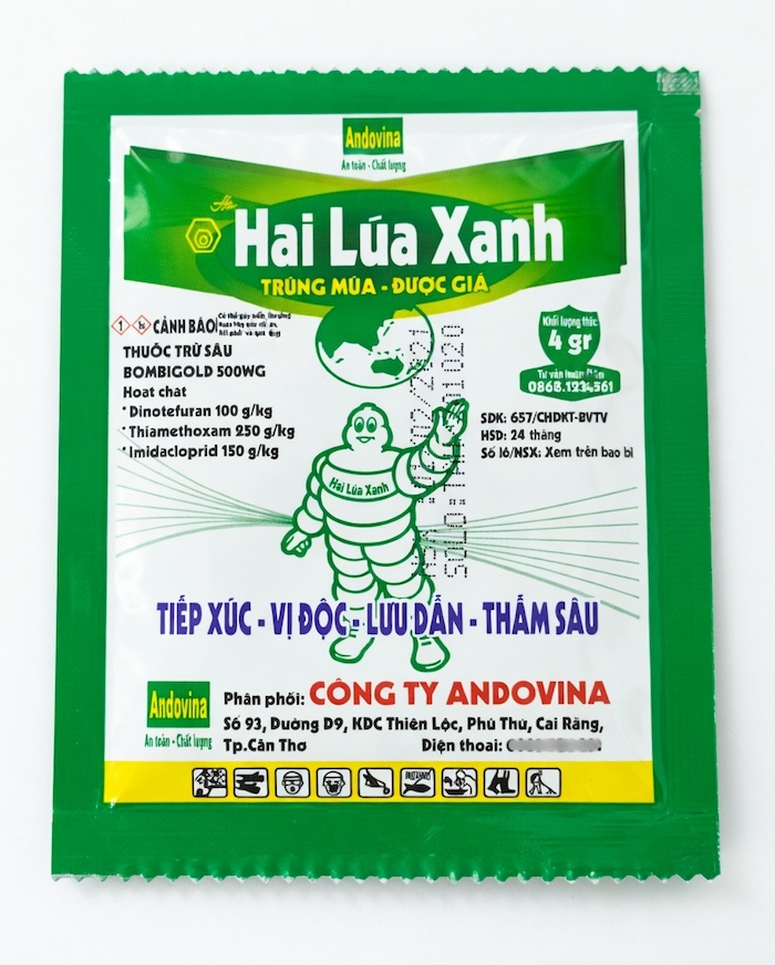 Thuốc trừ sâu hai lúa xanh