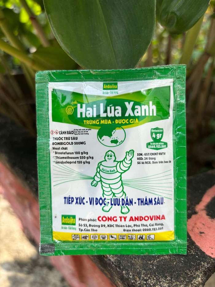 Thuốc trừ sâu hai lúa xanh
