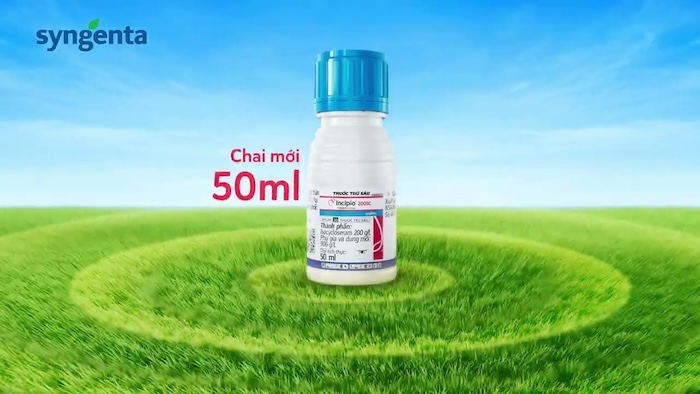 Thuốc trừ sâu incipio chai