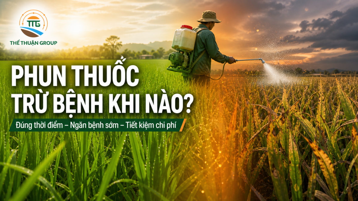 Phun thuốc trừ bệnh khi nào