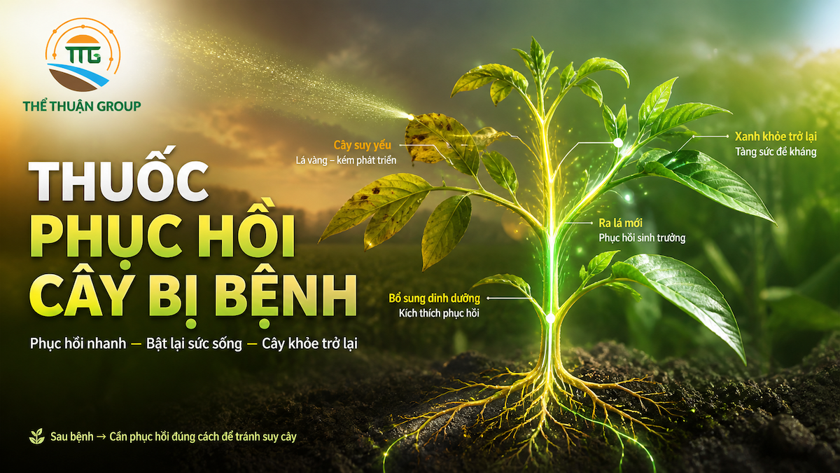 Thuốc phục hồi cây bị bệnh