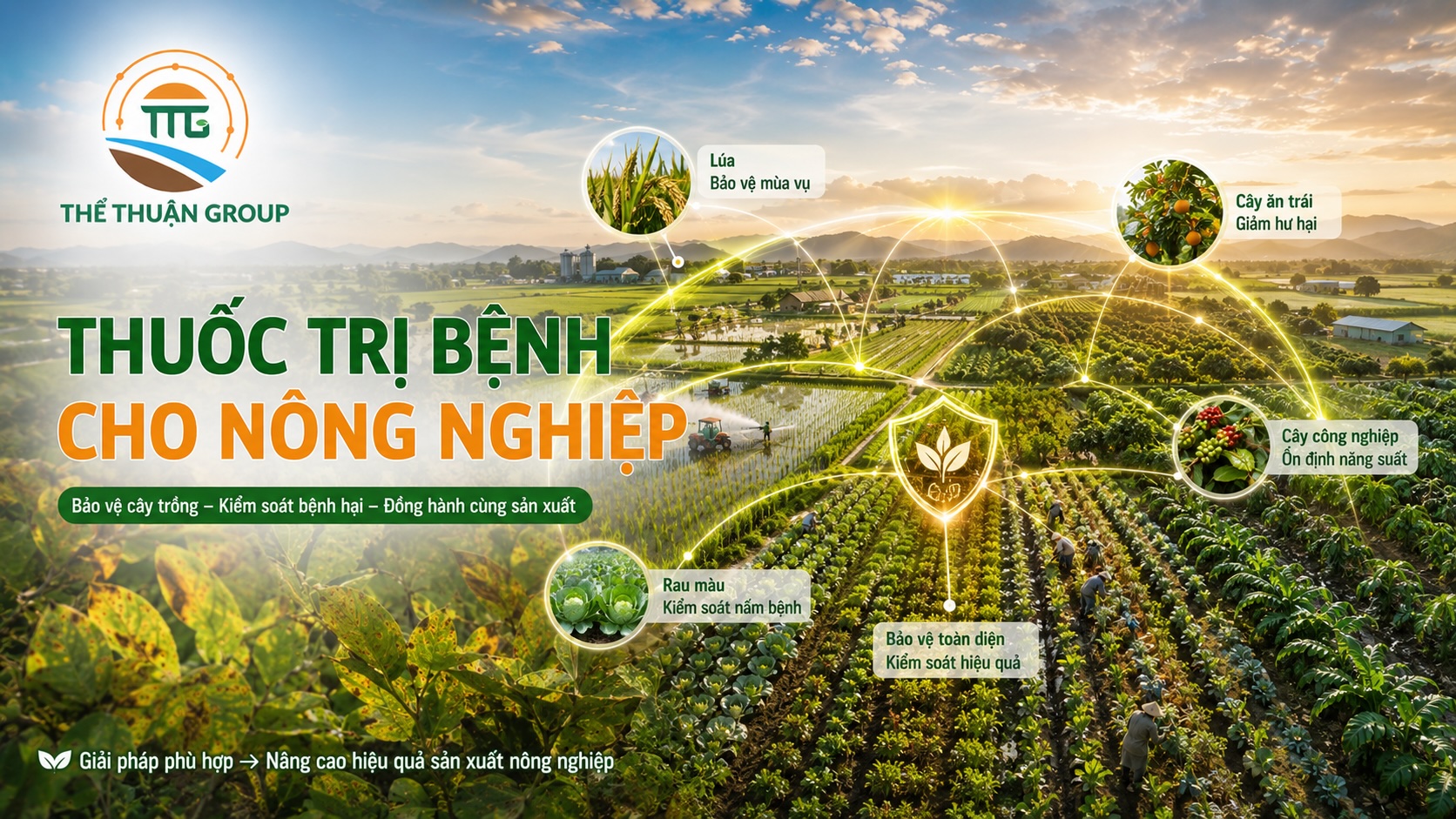 Thuốc trị bệnh cho nông nghiệp