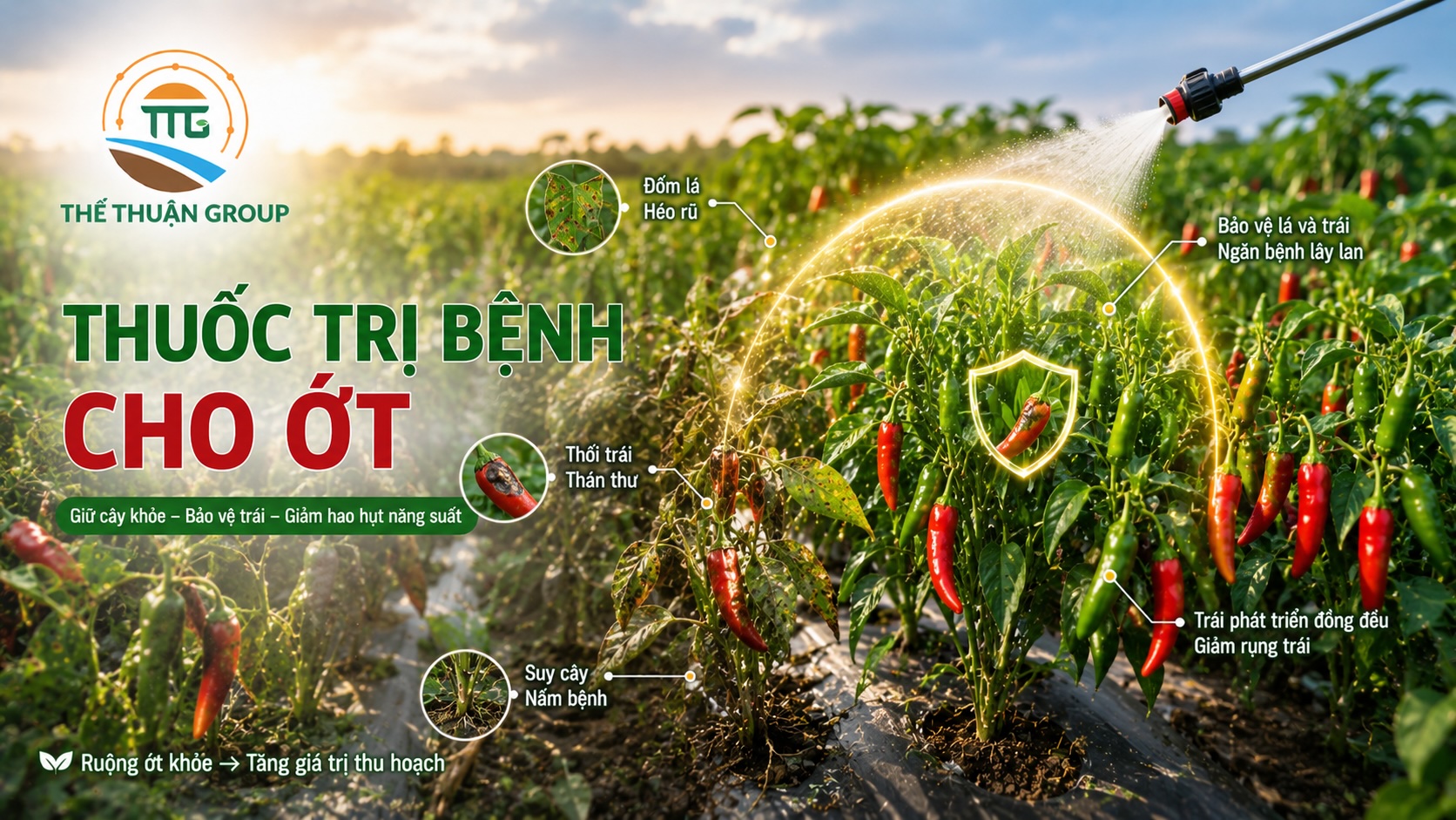 Thuốc trị bệnh cho ớt
