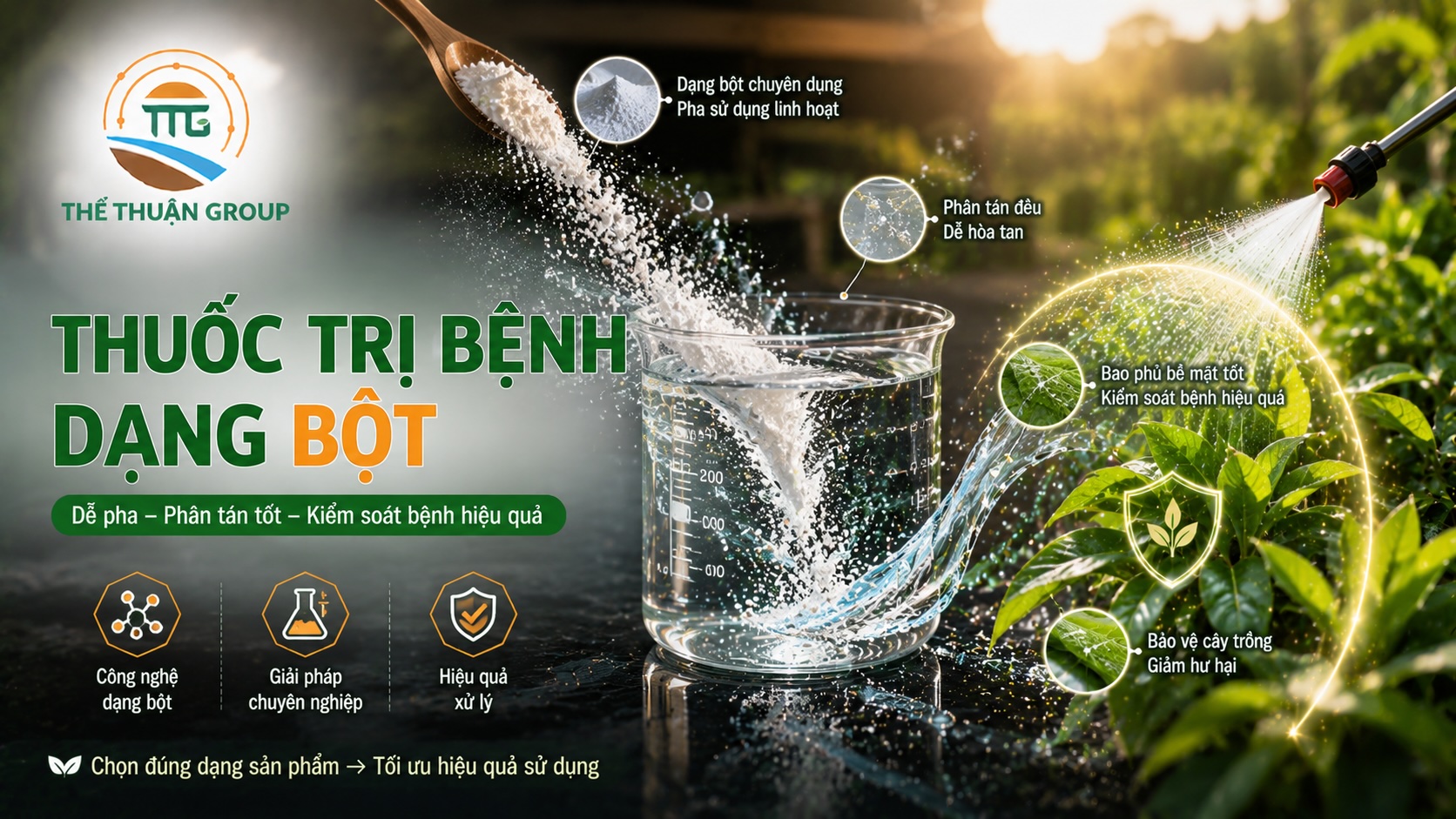 Thuốc trị bệnh dạng bột