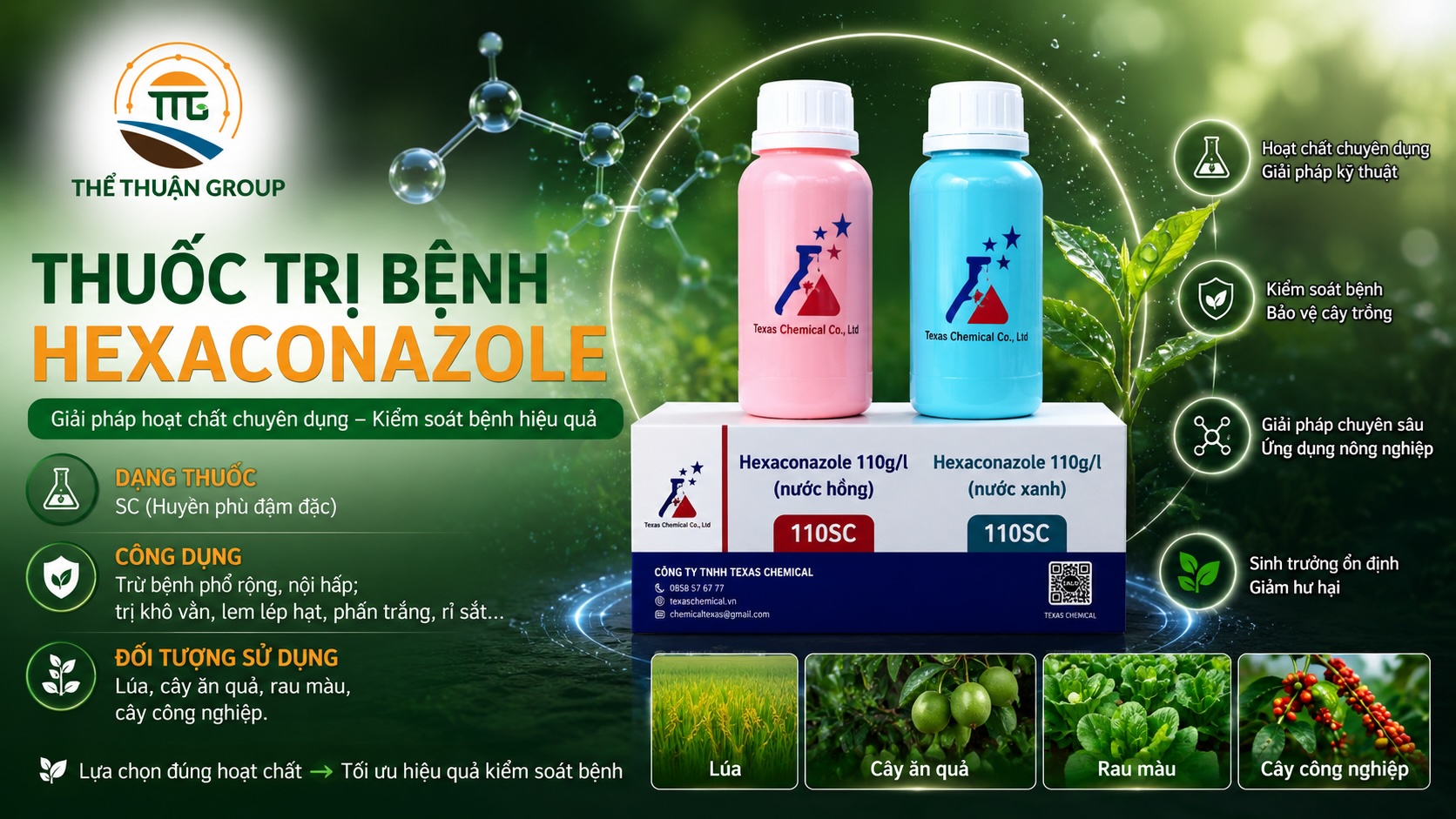 Thuốc trị bệnh hexaconazole