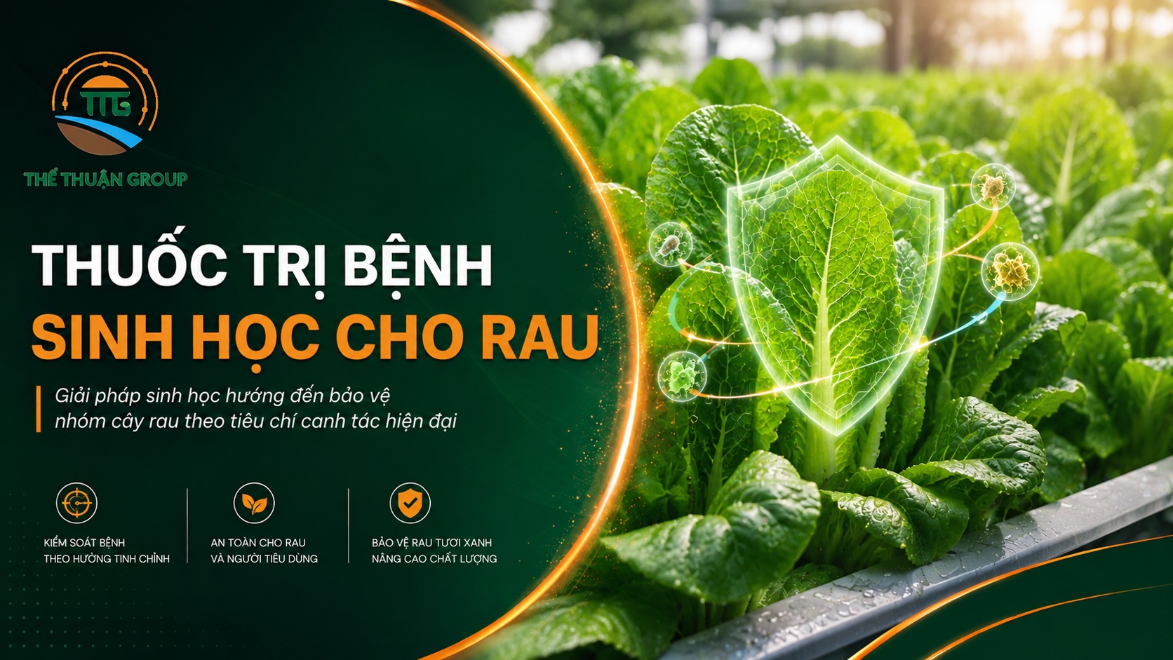 Thuốc trị bệnh sinh học cho rau