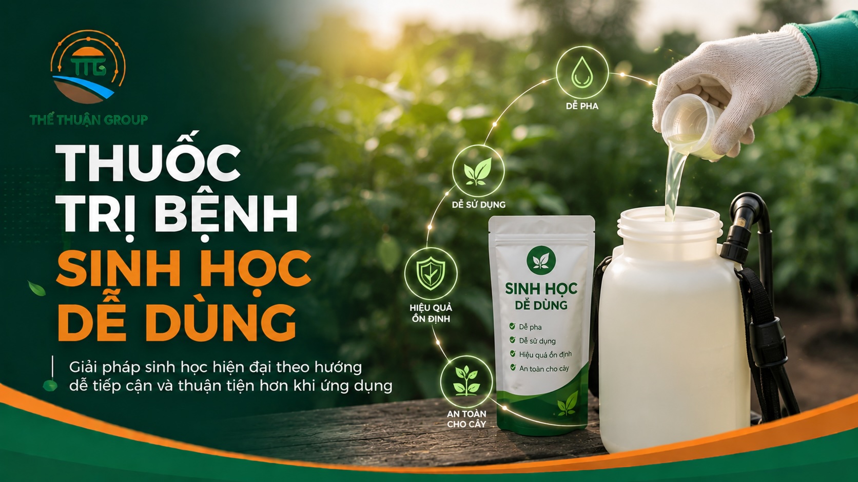 Thuốc trị bệnh sinh học dễ dùng