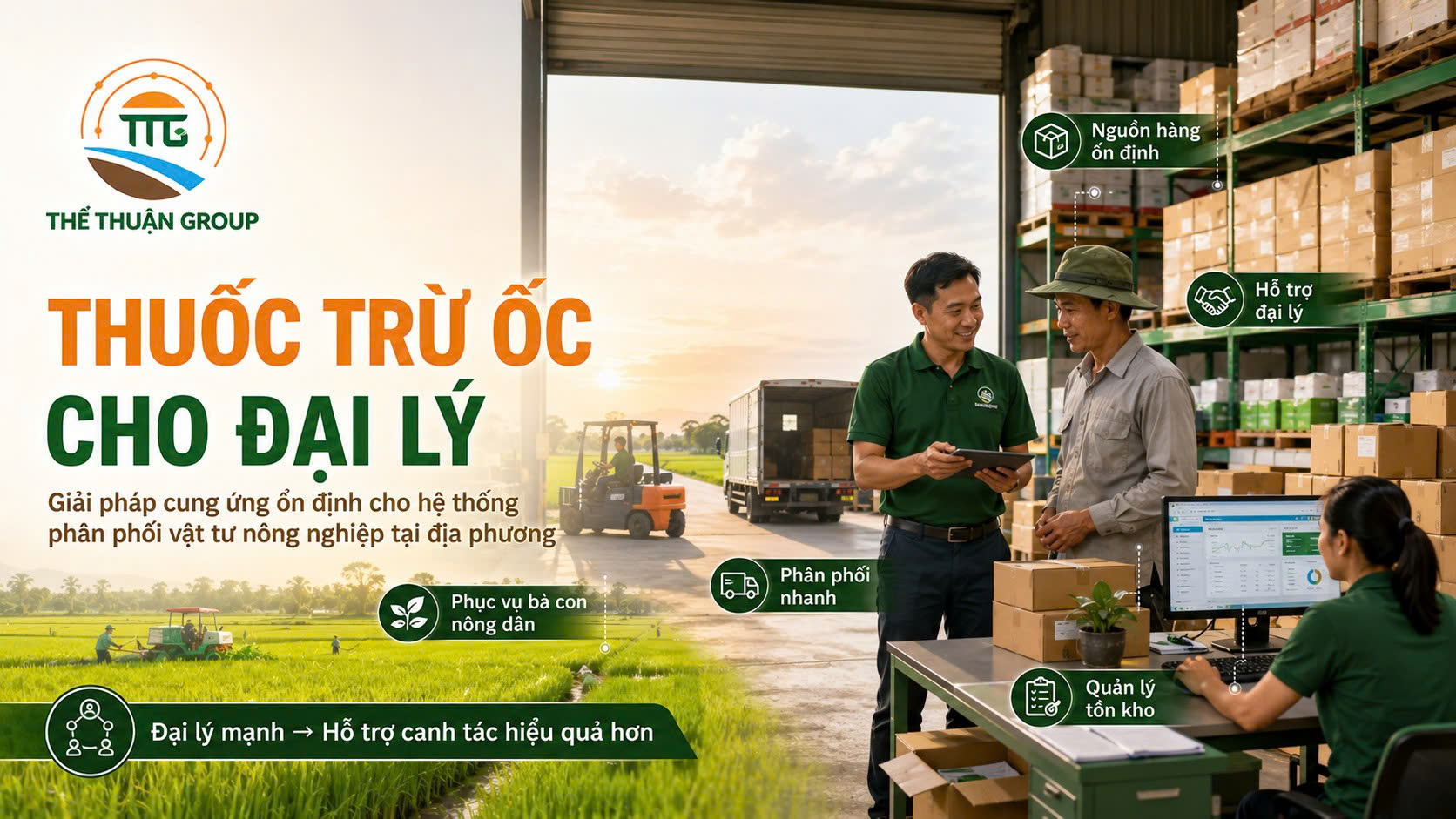 Thuốc trừ ốc cho đại lý
