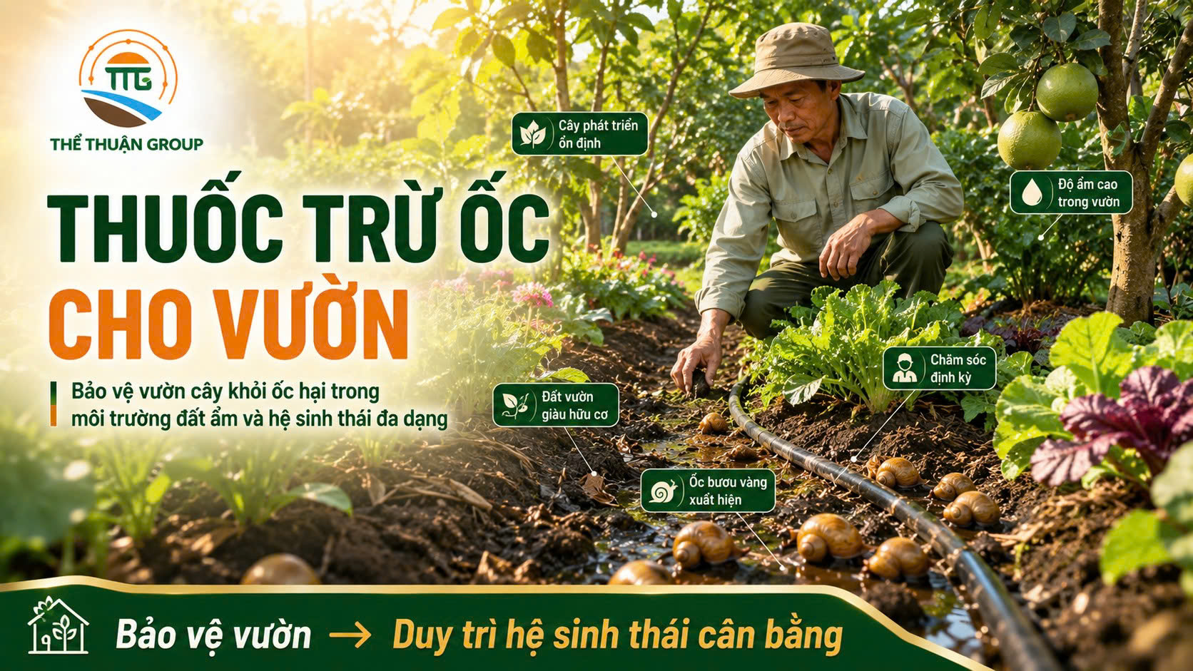 Thuốc trừ ốc cho vườn Thuốc trừ ốc cho vườn