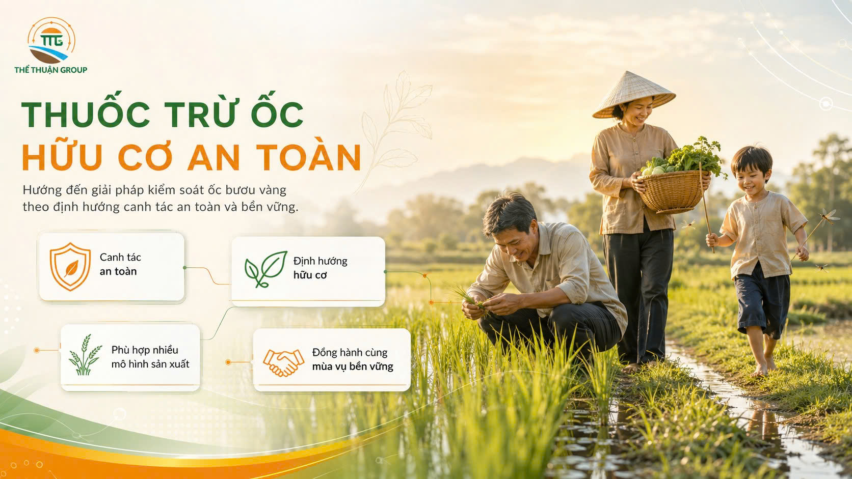 Thuốc trừ ốc hữu cơ an toàn