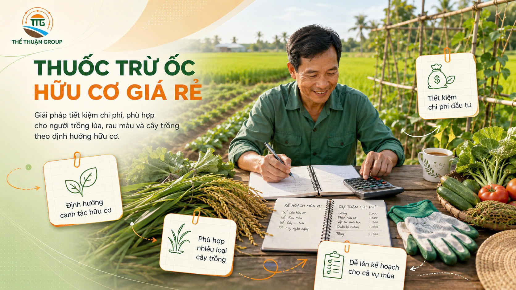 Thuốc trừ ốc hữu cơ giá rẻ