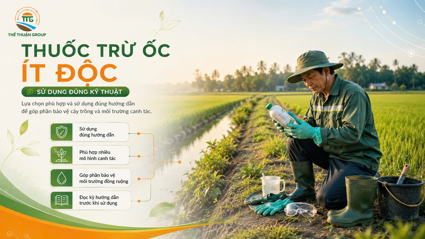 Thuốc trừ ốc ít độc
