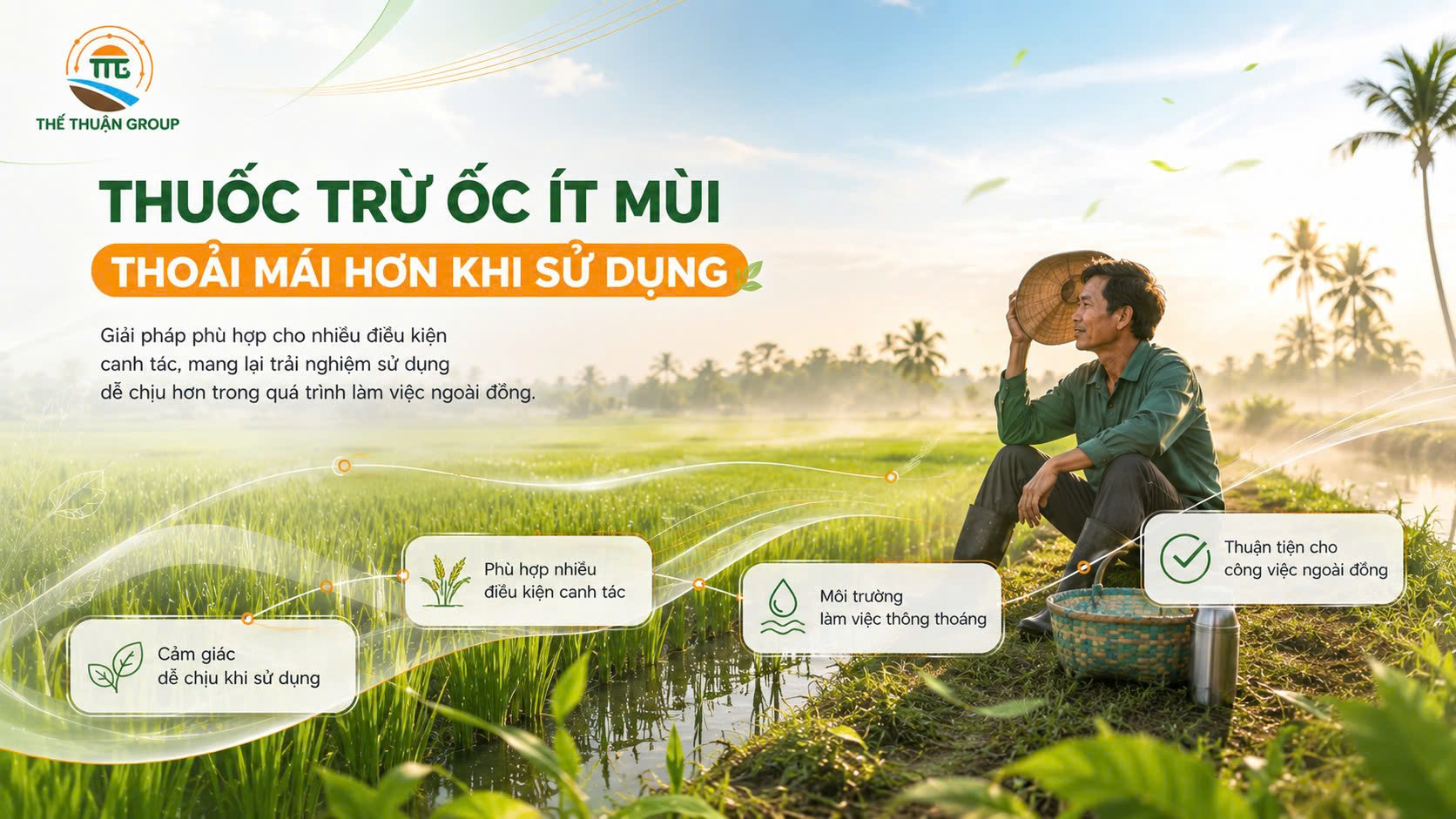 Thuốc trừ ốc ít mùi
