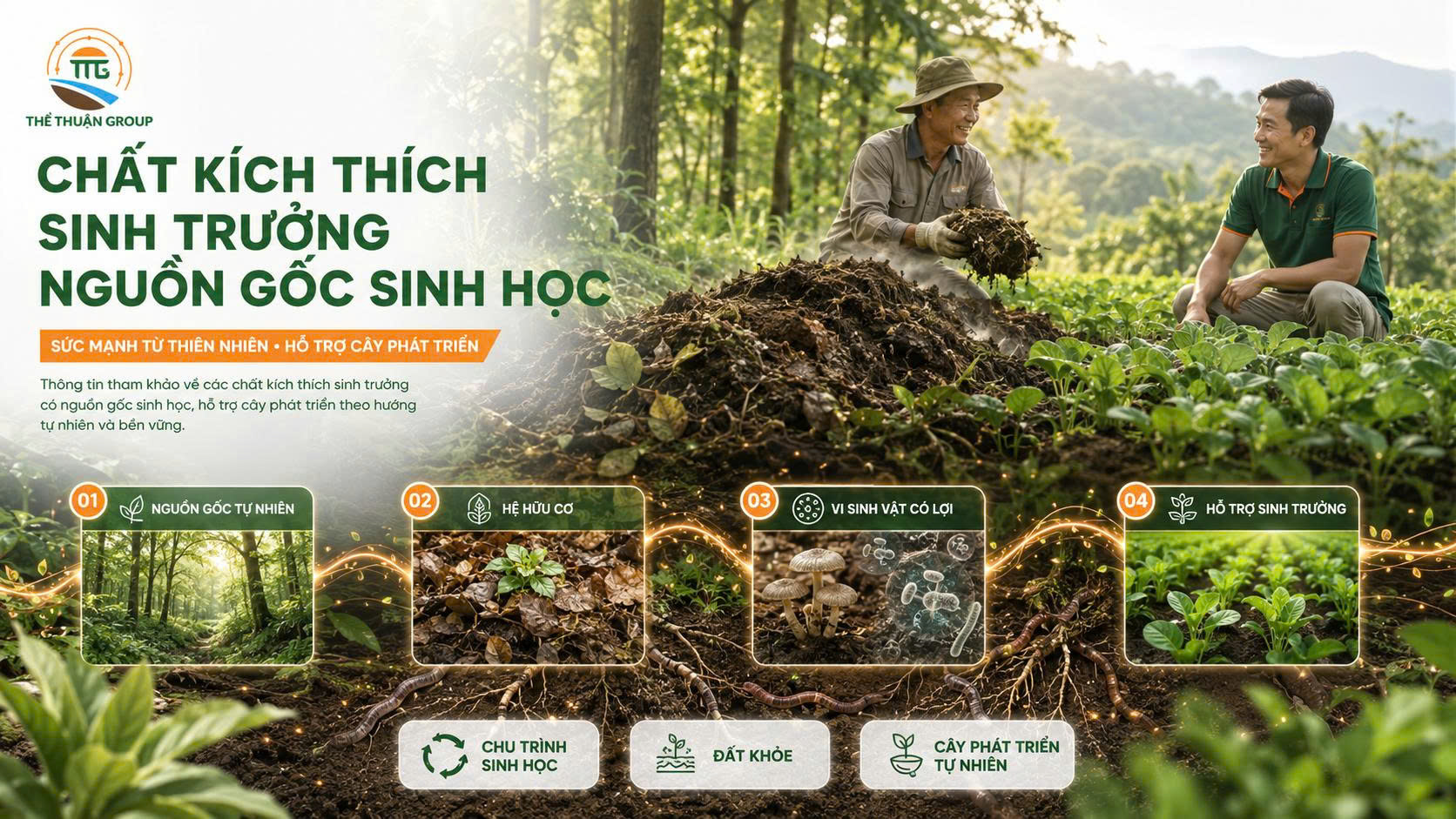 Chất kích thích sinh trưởng nguồn gốc sinh học có gì nổi bật?