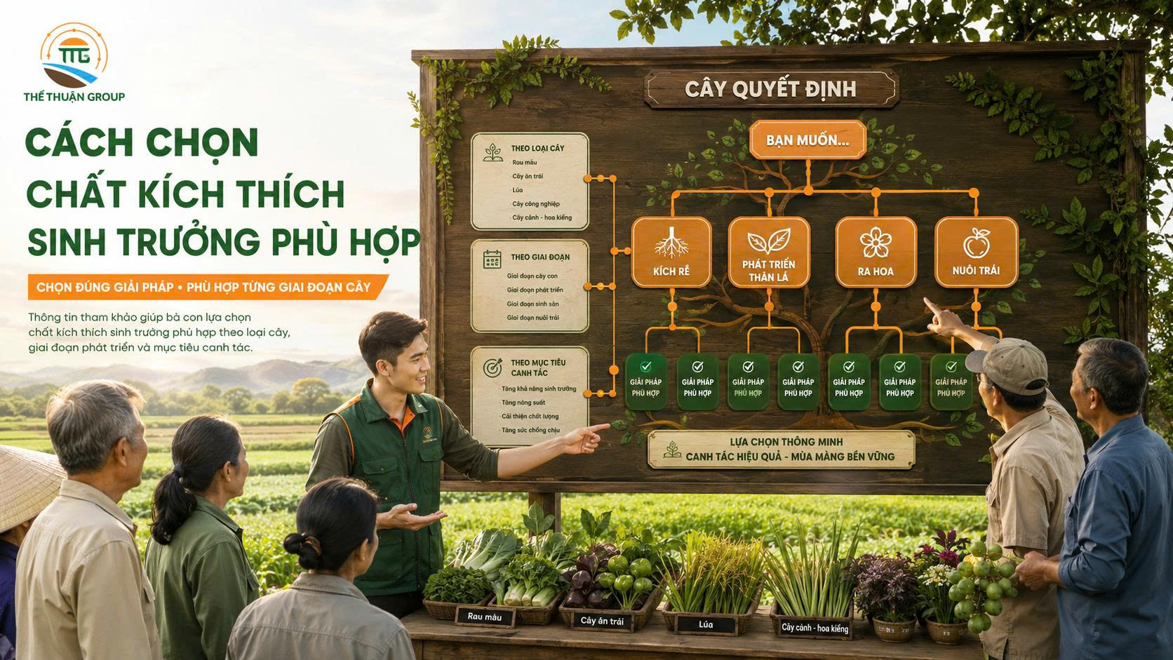Cách chọn chất kích thích sinh trưởng phù hợp Cách chọn chất kích thích sinh trưởng phù hợp