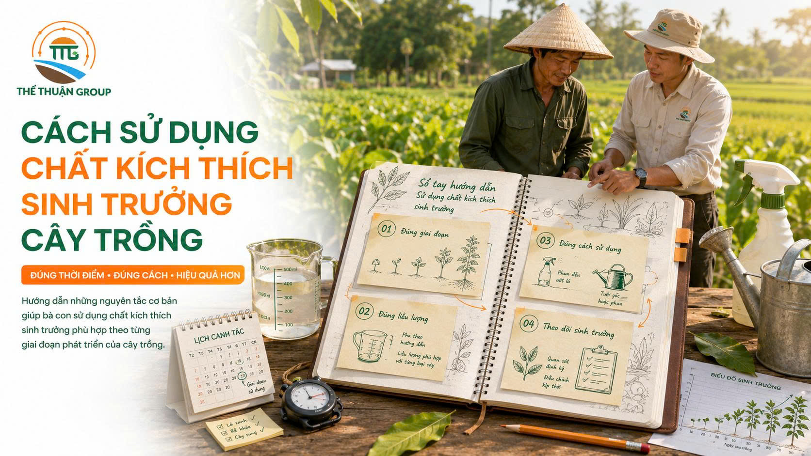 Cách sử dụng chất kích thích sinh trưởng cây trồng Cách sử dụng chất kích thích sinh trưởng cây trồng