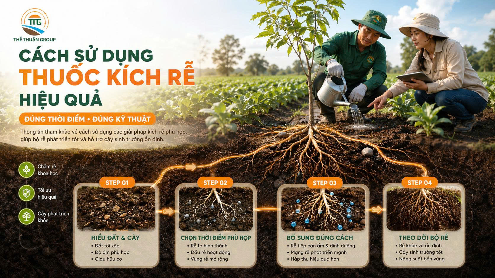 Cách sử dụng thuốc kích rễ hiệu quả Cách sử dụng thuốc kích rễ hiệu quả