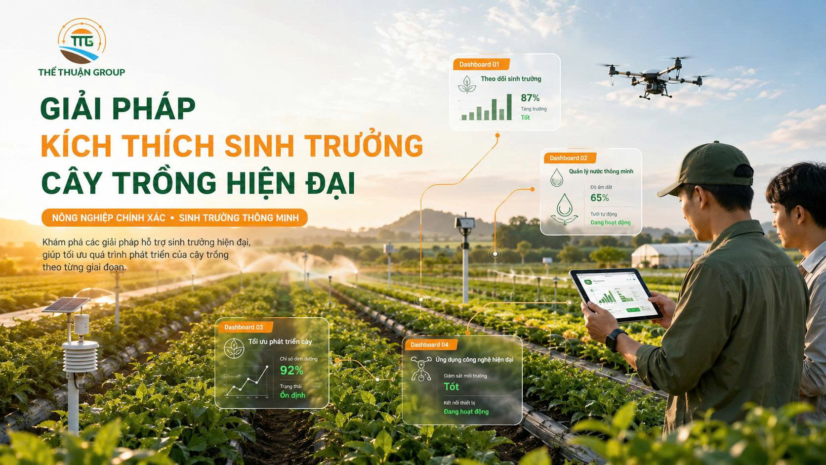 Giải pháp kích thích sinh trưởng cây trồng hiện đại Giải pháp kích thích sinh trưởng cây trồng hiện đại