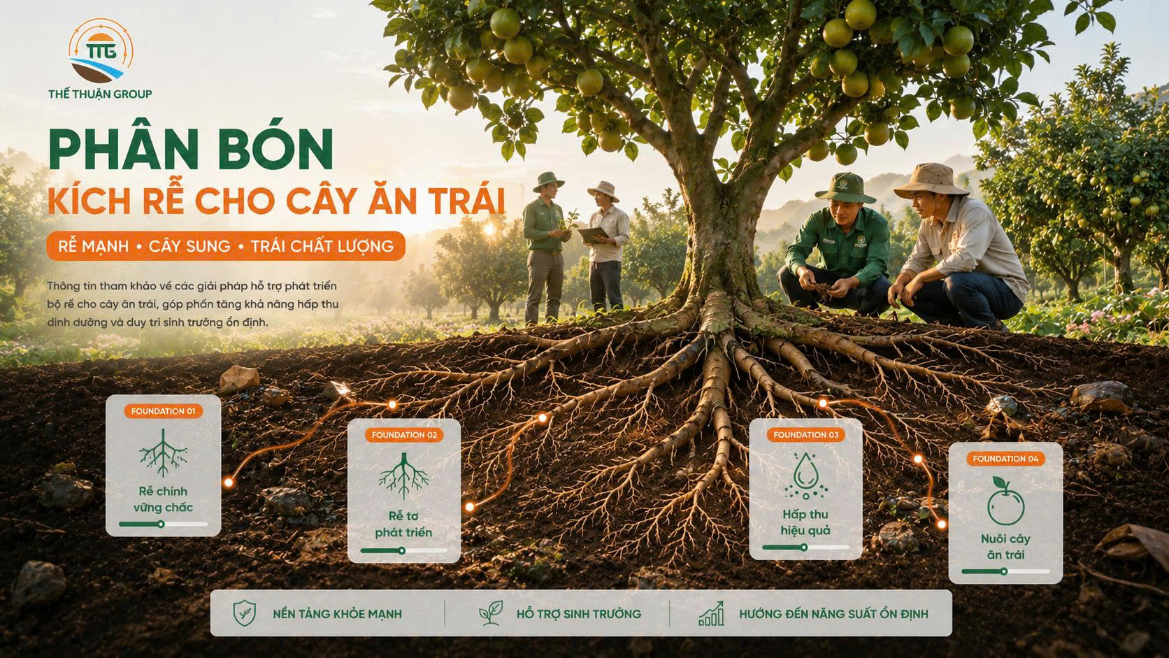 Phân bón kích rễ cho cây ăn trái Phân bón kích rễ cho cây ăn trái