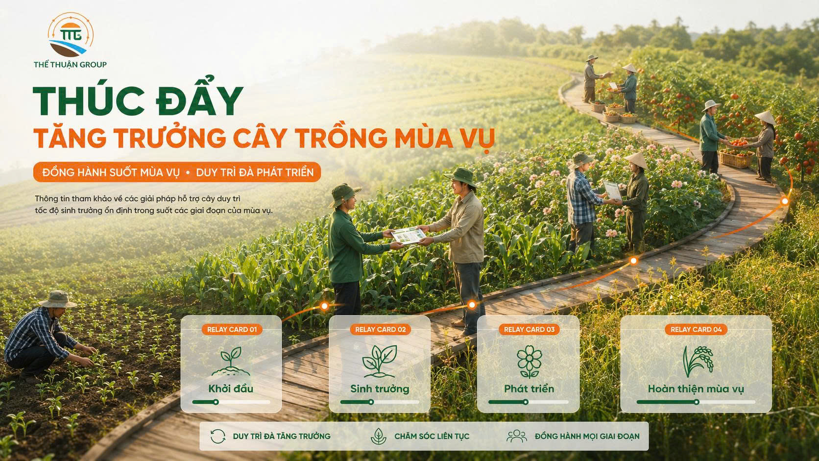 Thúc đẩy tăng trưởng cây trồng mùa vụ Thúc đẩy tăng trưởng cây trồng mùa vụ