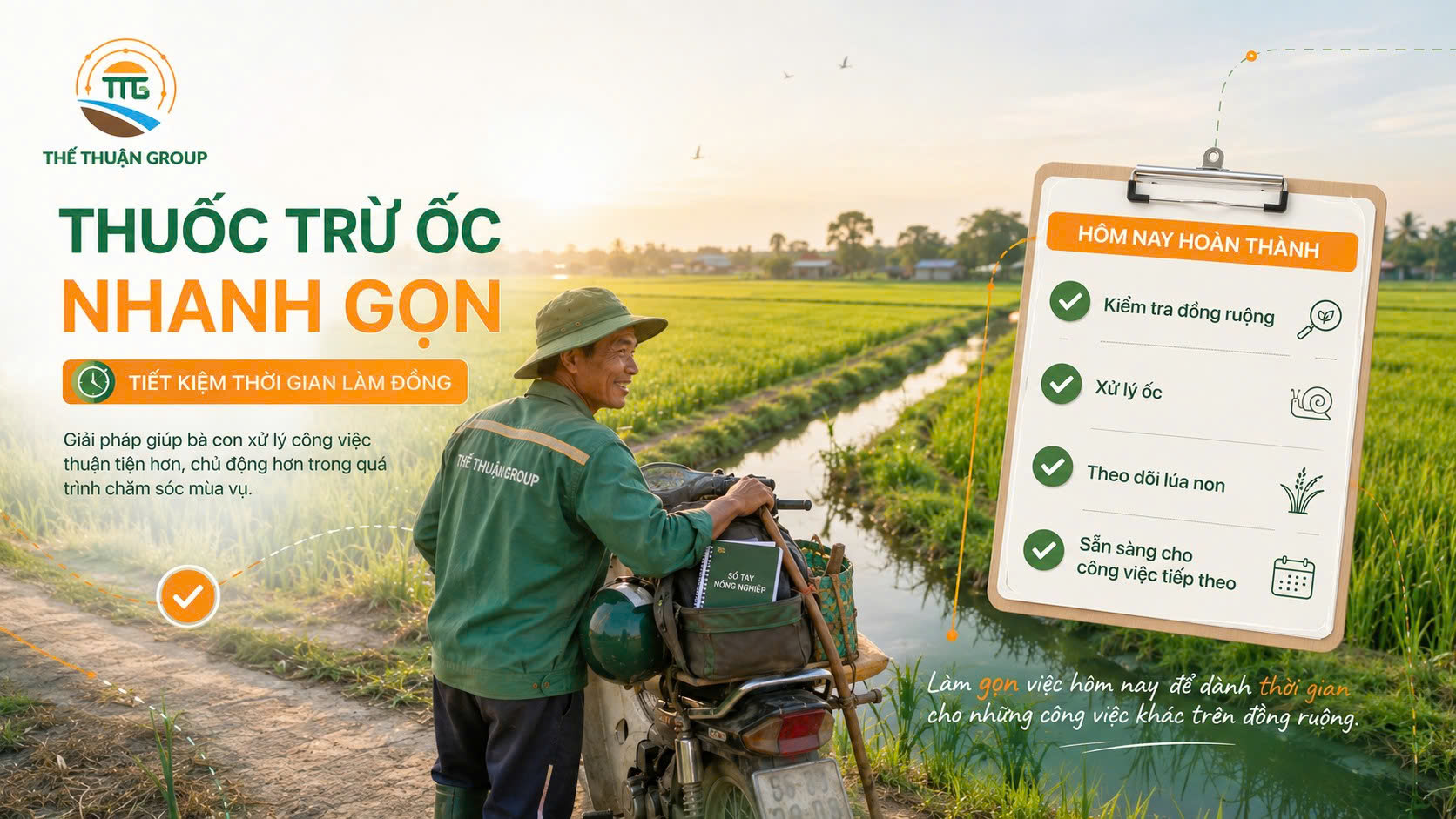 Thuốc trừ ốc nhanh gọn Thuốc trừ ốc nhanh gọn
