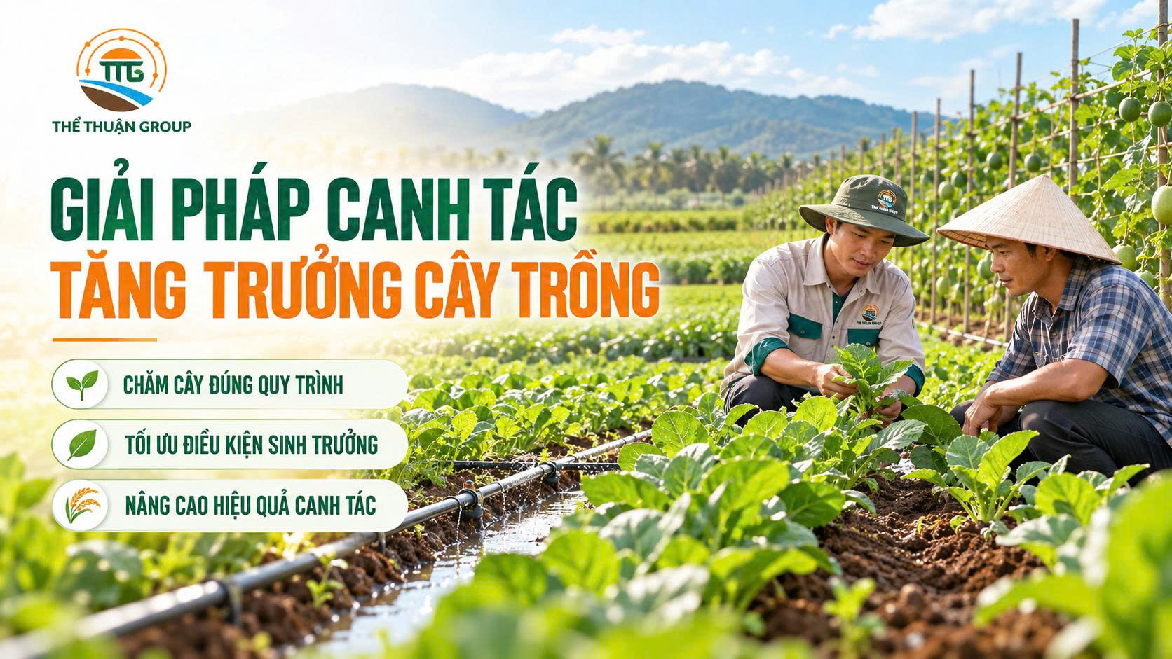 Giải pháp canh tác tăng trưởng cây trồng Giải pháp canh tác tăng trưởng cây trồng