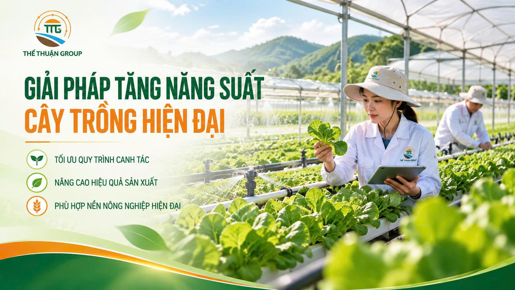 Giải pháp tăng năng suất cây trồng hiện đại Giải pháp tăng năng suất cây trồng hiện đại