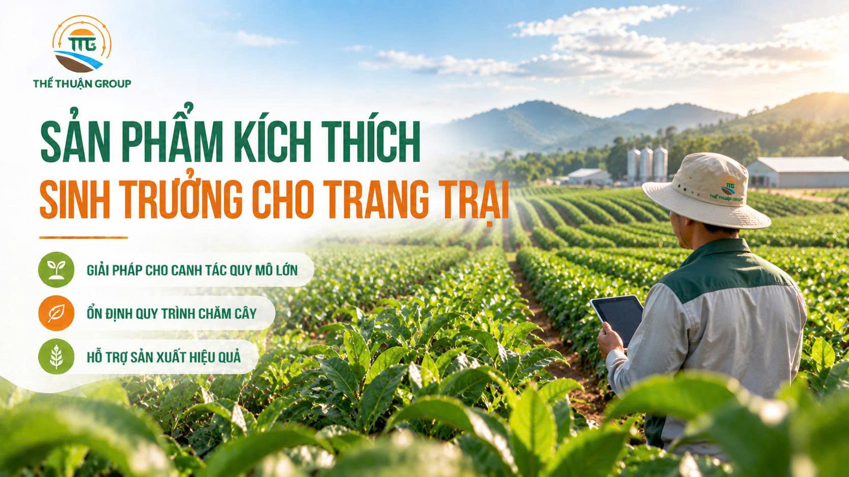 Sản phẩm kích thích sinh trưởng cho trang trại